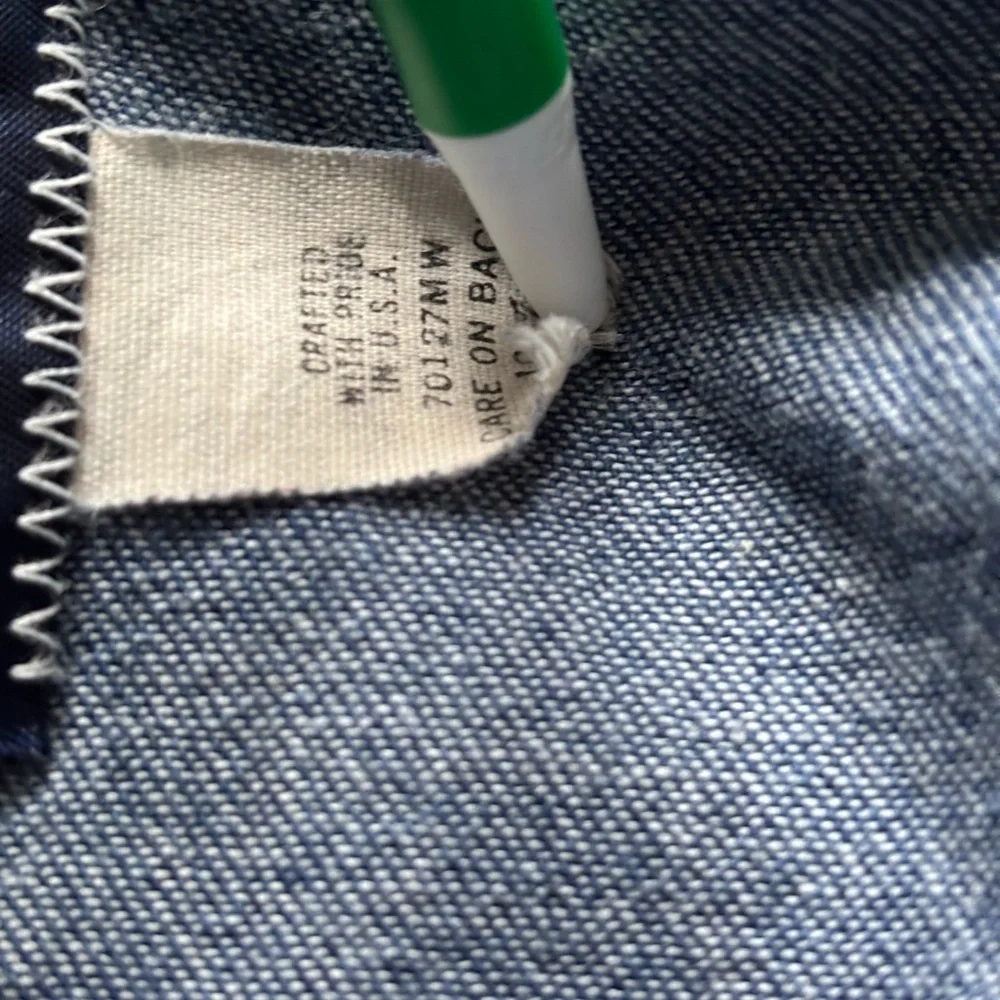 Vintage Wrangler Denim button up - Picture 7 of 12